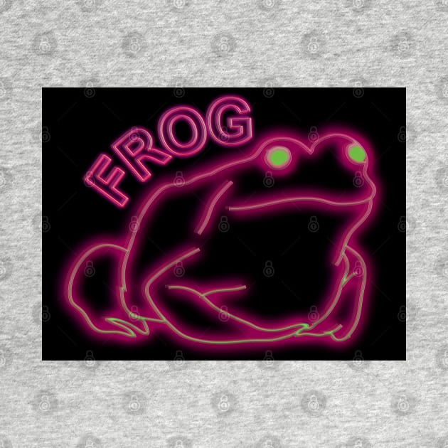 stupid frog neon frog by FandomizedRose